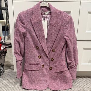 Veronica Beard Dickey Lavender Double-Breasted jacket